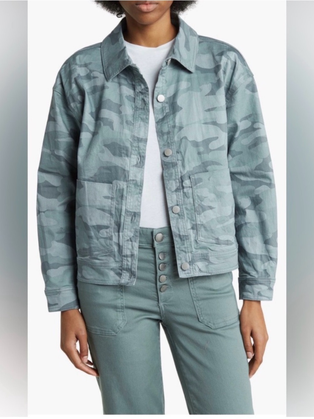 Democracy camo twill jacket - Medium